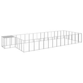 Dog Kennel Silver 26.62 m² Steel Kings Warehouse 