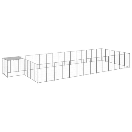Dog Kennel Silver 26.62 m² Steel Kings Warehouse 