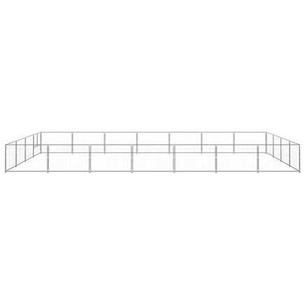 Dog Kennel Silver 28 m² Steel Kings Warehouse 