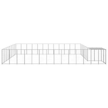 Dog Kennel Silver 30.25 m² Steel Kings Warehouse 