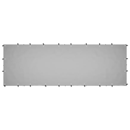 Dog Kennel Silver 330x110x110 cm Steel Coops & Hutches Supplies Kings Warehouse 