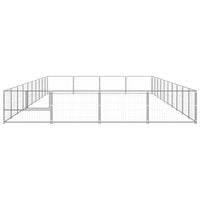Dog Kennel Silver 40 m² Steel Kings Warehouse 