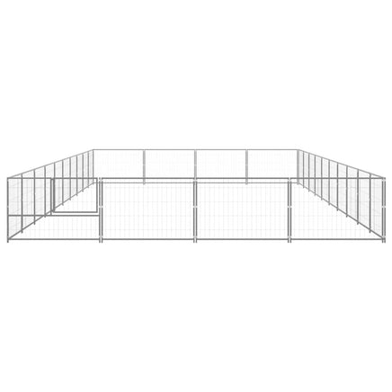 Dog Kennel Silver 40 m² Steel Kings Warehouse 