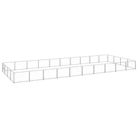 Dog Kennel Silver 40 m² Steel Kings Warehouse 