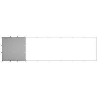 Dog Kennel Silver 4.84 m² Steel Kings Warehouse 