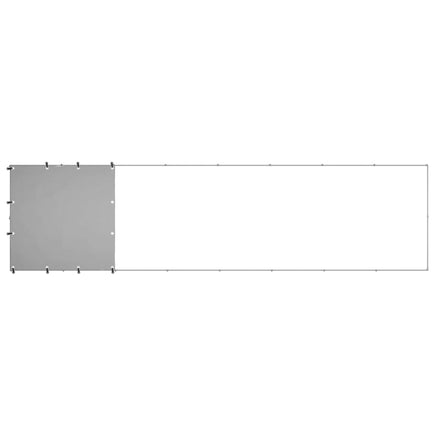 Dog Kennel Silver 4.84 m² Steel Kings Warehouse 