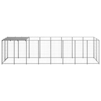 Dog Kennel Silver 4.84 m² Steel Kings Warehouse 