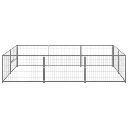 Dog Kennel Silver 6 m² Steel Kings Warehouse 
