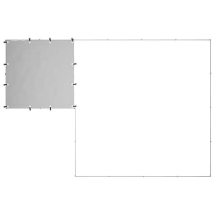 Dog Kennel Silver 6.05 m² Steel Kings Warehouse 