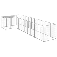 Dog Kennel Silver 7.26 m² Steel Kings Warehouse 