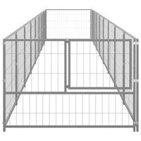 Dog Kennel Silver 8 m² Steel Kings Warehouse 