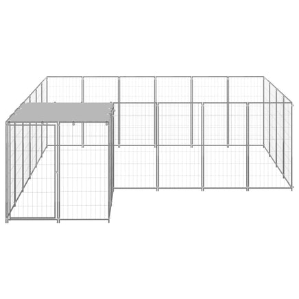 Dog Kennel Silver 8.47 m² Steel Kings Warehouse 