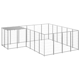 Dog Kennel Silver 8.47 m² Steel Kings Warehouse 