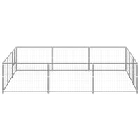 Dog Kennel Silver 9 m² Steel Kings Warehouse 