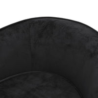 Dog Sofa Black 69x49x40 cm Plush Kings Warehouse 