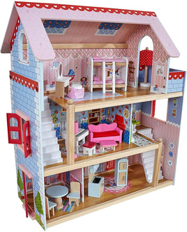 Doll Cottage with Furniture for kids (Model 1) Kings Warehouse 