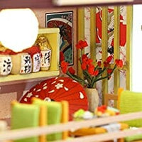 Dollhouse Miniature with Furniture Kit Plus Dust Proof and Music Movement - Asia (1:24 Scale Creative Room Idea) Kings Warehouse 