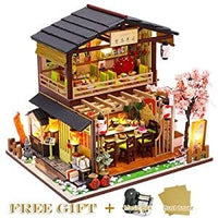 Dollhouse Miniature with Furniture Kit Plus Dust Proof and Music Movement - Asia (1:24 Scale Creative Room Idea) Kings Warehouse 