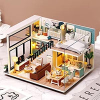 Dollhouse Miniature with Furniture Kit Plus Dust Proof and Music Movement - Comfortable room (1:24 Scale Creative Room Idea) Kings Warehouse 
