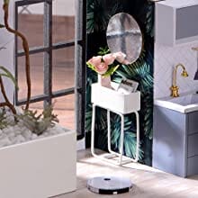 Dollhouse Miniature with Furniture Kit Plus Dust Proof and Music Movement - Cozy time (Valentine's Day Gift Idea) Kings Warehouse 