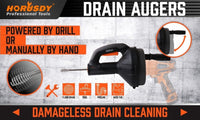 Drain Auger Drain Cleaner Unblocker Auger Sewage Pipe Cleaning Plumbing Tool Kings Warehouse 