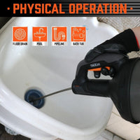 Drain Auger Drain Cleaner Unblocker Auger Sewage Pipe Cleaning Plumbing Tool Kings Warehouse 