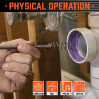 Drain Auger Drain Cleaner Unblocker Auger Sewage Pipe Cleaning Plumbing Tool Kings Warehouse 