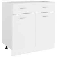 Drawer Bottom Cabinet White 80x46x81.5 cm
