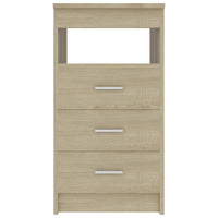 Drawer Cabinet Sonoma Oak 40x50x76 cm Kings Warehouse 