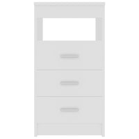 Drawer Cabinet White 40x50x76 cm Kings Warehouse 