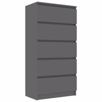 Drawer Sideboard Grey 60x35x121 cm Kings Warehouse 