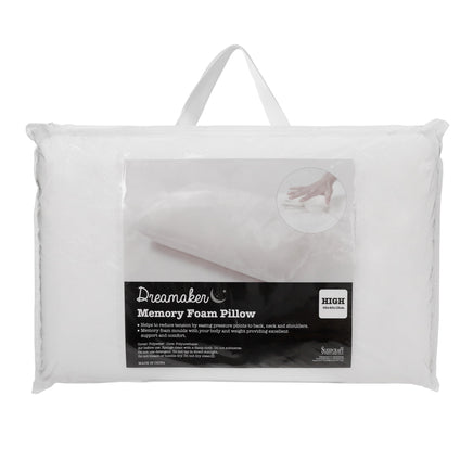 Dreamaker Memory Foam Pillow High Profile Kings Warehouse 