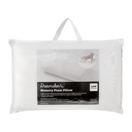 Dreamaker Memory Foam Pillow Low Profile Kings Warehouse 