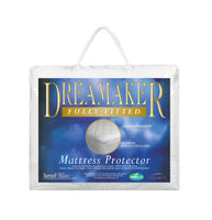Dreamaker Thermaloft Cotton Covered Fitted Mattress Protector King Bed Kings Warehouse 