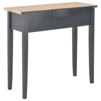 Dressing Console Table Black 79x30x74 cm Wood Kings Warehouse 