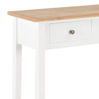 Dressing Console Table White 79x30x74 cm Wood Kings Warehouse 