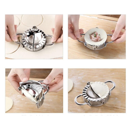 Dumpling Maker Set Stainless Steel Dough Press Making Mold Mould Tool AU Kings Warehouse 