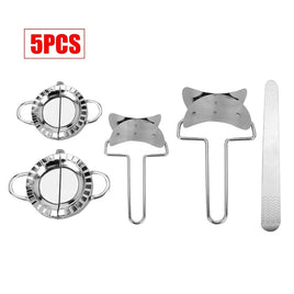 Dumpling Maker Set Stainless Steel Dough Press Making Mold Mould Tool AU Kings Warehouse 