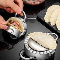 Dumpling Maker Set Stainless Steel Dough Press Making Mold Mould Tool AU Kings Warehouse 