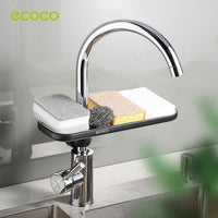 Ecoco Kitchen Drain Holder Sponge Sink Storage Rack Basket Organizer Shelf Bathroom AU Kings Warehouse 