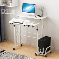 Ekkio Mobile Desk Detachable Sideboard White EK-MD-103-VAC/EK-MD-103-YM KingsWarehouse 