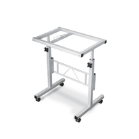 EKKIO Mobile Desk Half Tilt White EK-MD-100-VAC KingsWarehouse 