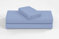 Elan Linen 1200TC Organic Cotton Sky Blue King Bed Sheet Set Mid-Season Super Sale Kings Warehouse 