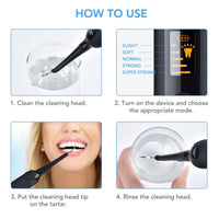 Electric Ultrasonic Dental Tartar Plaque Calculus Tooth Remover Set Kits Cleaner with LED Screen Kings Warehouse 