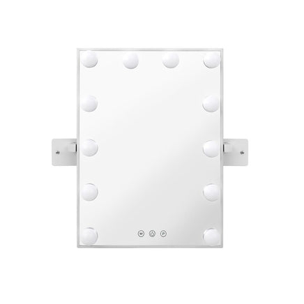 Embellir Hollywood Wall mirror Makeup Mirror With Light Vanity 12 LED Bulbs Makeup Mirrors Kings Warehouse 