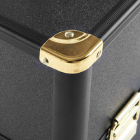 Embellir Portable Cosmetic Beauty Makeup Case - Black & Gold Kings Warehouse 