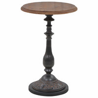 End Table Solid Fir Wood 40x64 cm Brown Kings Warehouse 