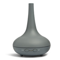 Essential Oil Diffuser Ultrasonic Humidifier Aromatherapy LED Light 200ML 3 Oils - Matte Grey Appliances Supplies Kings Warehouse 