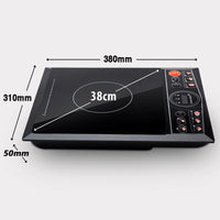 EuroChef Electric Induction Cooktop Portable Kitchen Cooker Ceramic Cook Top Kings Warehouse 