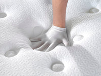 Eurotop Mattress 5 Zone Pocket Spring Latex Foam 34cm - King Single mattresses Kings Warehouse 